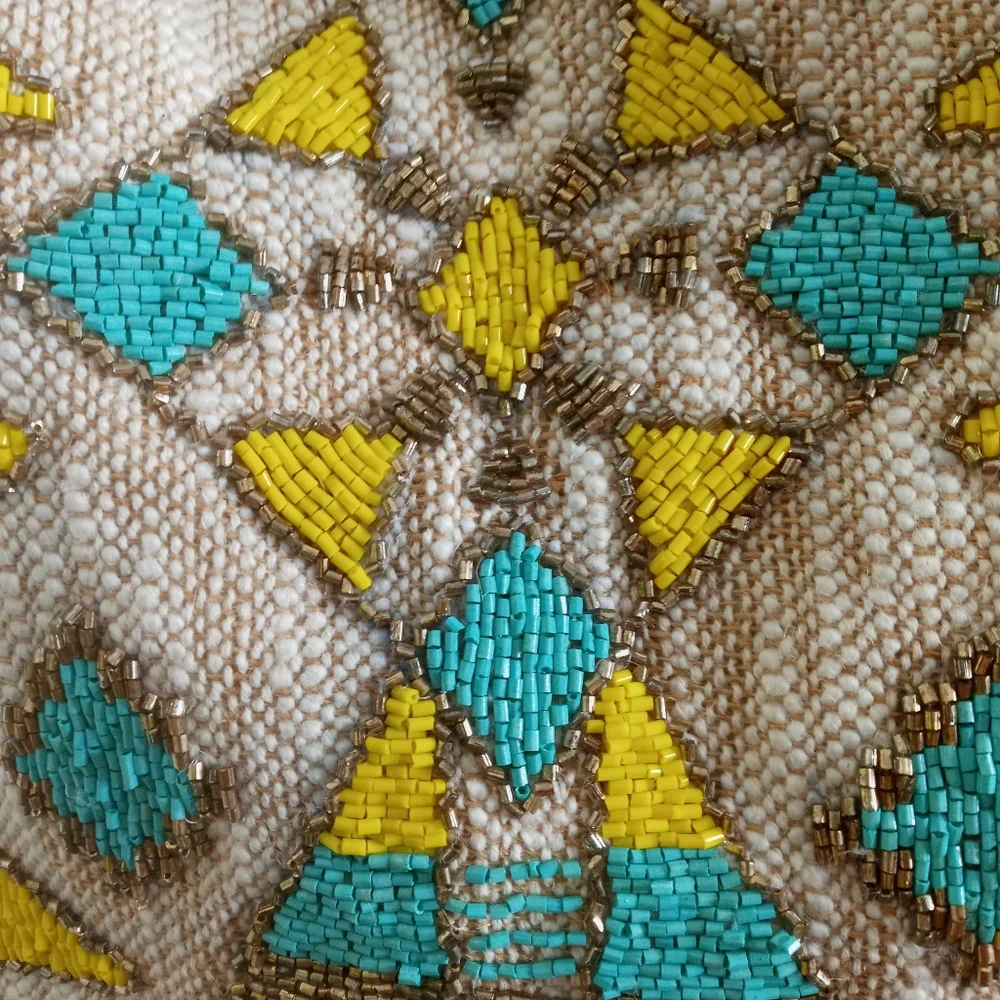 NWT Chloe & Lex Tuscany Style Beaded Tote